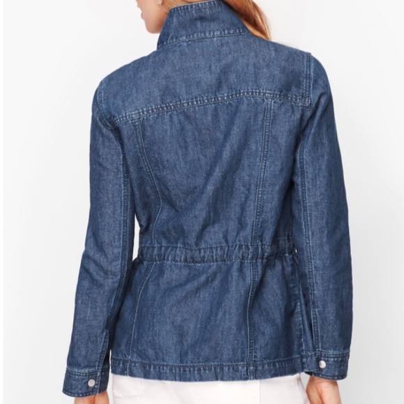 Talbots Safari Denim Jacket Medium NWT - Picture 2 of 11